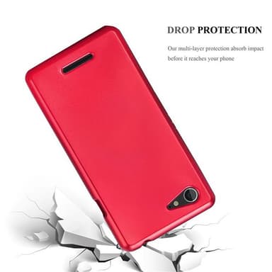 Sony Xperia E3 Suojakuori Kotelo (Punainen)