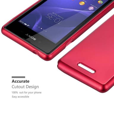 Sony Xperia E3 Suojakuori Kotelo (Punainen)
