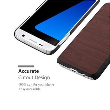Samsung Galaxy S7 Suojakuori Kotelo (Ruskea)