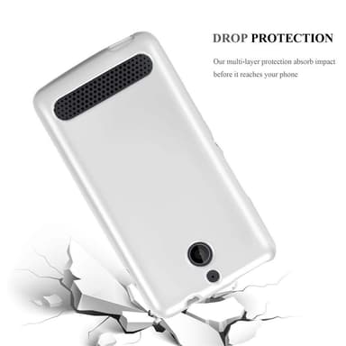 Sony Xperia E1 Suojakuori Kotelo (Hopea)