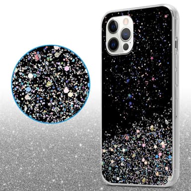 iPhone 12 PRO MAX Suojakuori Kotelo (Musta)