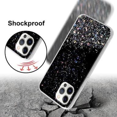 iPhone 12 PRO MAX Suojakuori Kotelo (Musta)