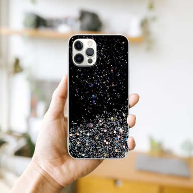 iPhone 12 PRO MAX Suojakuori Kotelo (Musta)