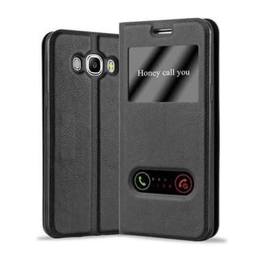 Lompakkokotelo Samsung Galaxy J7 2016 Case (Musta)