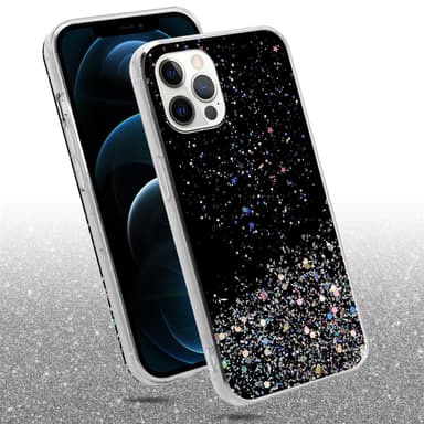 iPhone 12 PRO MAX Suojakuori Kotelo (Musta)
