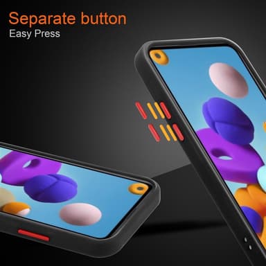 Samsung Galaxy A21 Suojakuori Kotelo (Läpinäkyvä)