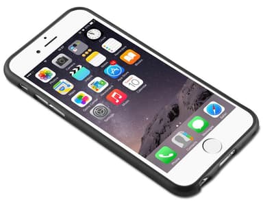 iPhone 6 / 6S Suojakuori Kotelo (Musta)