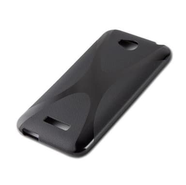 HTC Desire 616 Suojakuori Cover (Musta)