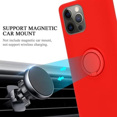 iPhone 12 PRO MAX Suojakuori Kotelo (Punainen)
