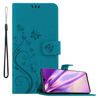 Huawei P30 PRO Suojakuori Lompakkokotelo (Sininen)