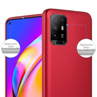 Oppo A94 5G Suojakuori Kotelo (Punainen)