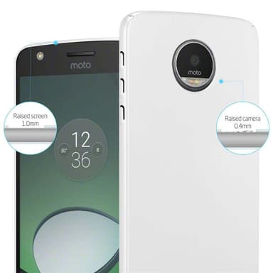 Motorola MOTO Z Suojakuori Kotelo Cover (Hopea)