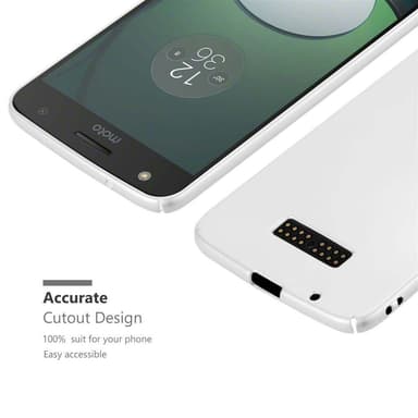 Motorola MOTO Z Suojakuori Kotelo Cover (Hopea)