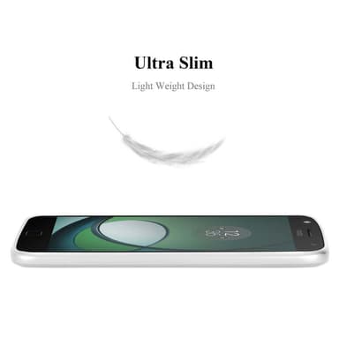 Motorola MOTO Z Suojakuori Kotelo Cover (Hopea)