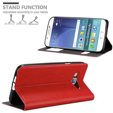 Lompakkokotelo Samsung Galaxy A8 2015 Case (Punainen)