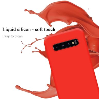 Samsung Galaxy S10 PLUS Suojakuori Kotelo (Punainen)