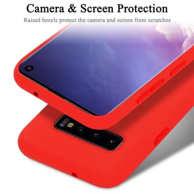 Samsung Galaxy S10 PLUS Suojakuori Kotelo (Punainen)
