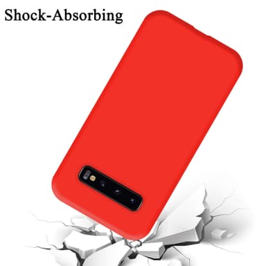 Samsung Galaxy S10 PLUS Suojakuori Kotelo (Punainen)