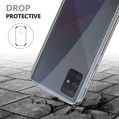 Samsung Galaxy A71 4G Suojakuori Cover (Läpinäkyvä)