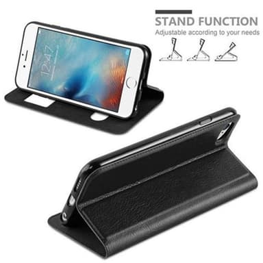 Lompakkokotelo iPhone 6 / 6S Case (Musta)