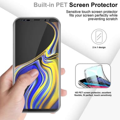 Samsung Galaxy NOTE 9 Suojakuori Cover (Läpinäkyvä)