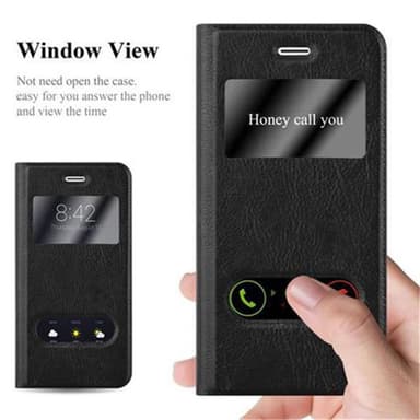 Lompakkokotelo iPhone 6 / 6S Case (Musta)