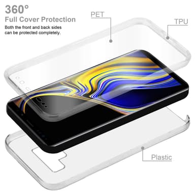 Samsung Galaxy NOTE 9 Suojakuori Cover (Läpinäkyvä)