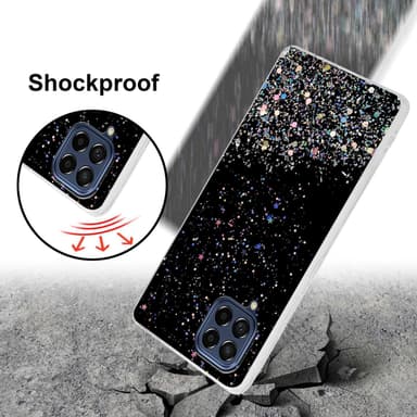 Samsung Galaxy M53 5G Suojakuori Kotelo (Musta)