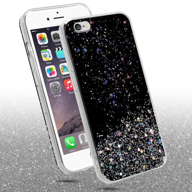 iPhone 6 PLUS / 6S PLUS Suojakuori Kotelo (Musta)