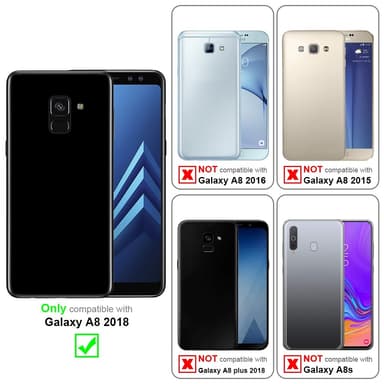 Samsung Galaxy A8 2018 Suojakuori Case (Sininen)