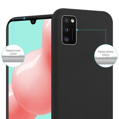 Suojakuori Samsung Galaxy A41 Kotelo (Musta)