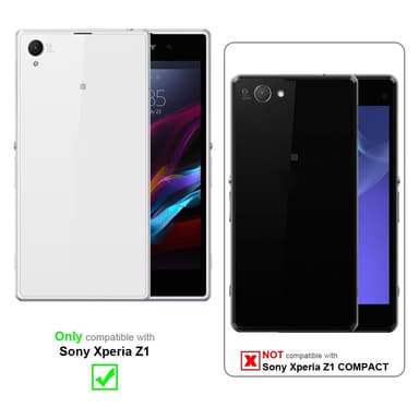 Sony Xperia Z1 Suojakuori Lompakkokotelo (Ruskea)