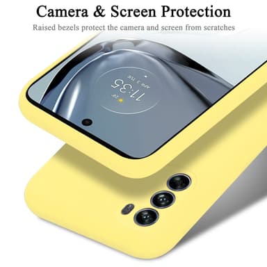 Motorola MOTO G62 5G Suojakuori Kotelo (Keltainen)