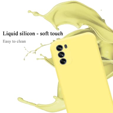 Motorola MOTO G62 5G Suojakuori Kotelo (Keltainen)
