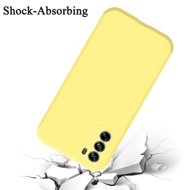Motorola MOTO G62 5G Suojakuori Kotelo (Keltainen)