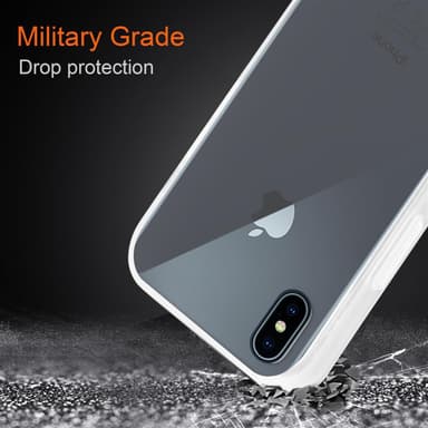 iPhone XS MAX Suojakuori Kotelo (Läpinäkyvä)