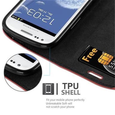 Samsung Galaxy S3 MINI Suojakuori Lompakkokotelo