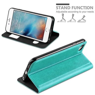 Lompakkokotelo iPhone 6 PLUS / 6S PLUS Case (Turkoosi)