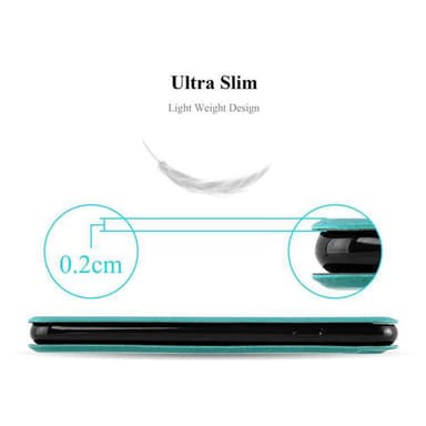 Lompakkokotelo iPhone 6 PLUS / 6S PLUS Case (Turkoosi)