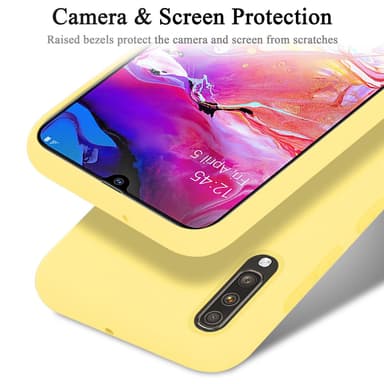 Samsung Galaxy A70 / A70s Suojakuori Kotelo (Keltainen)