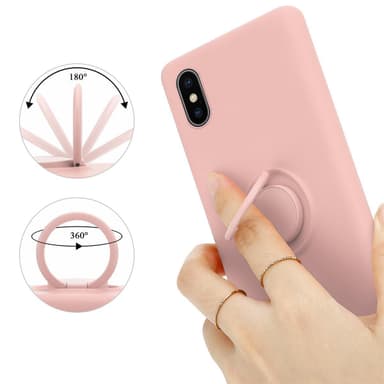 iPhone X / XS Suojakuori Kotelo (Vaaleanpunainen)