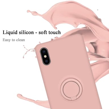 iPhone X / XS Suojakuori Kotelo (Vaaleanpunainen)