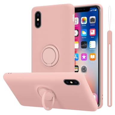 iPhone X / XS Suojakuori Kotelo (Vaaleanpunainen)