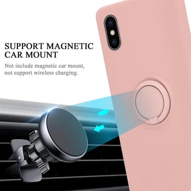 iPhone X / XS Suojakuori Kotelo (Vaaleanpunainen)