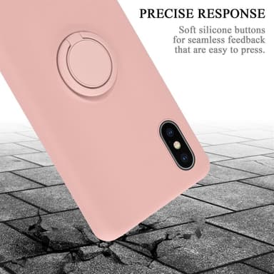 iPhone X / XS Suojakuori Kotelo (Vaaleanpunainen)