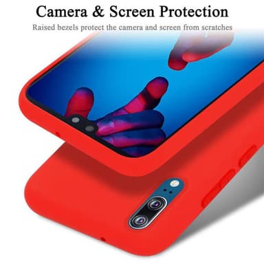 Huawei P20 Suojakuori Kotelo Case (Punainen)
