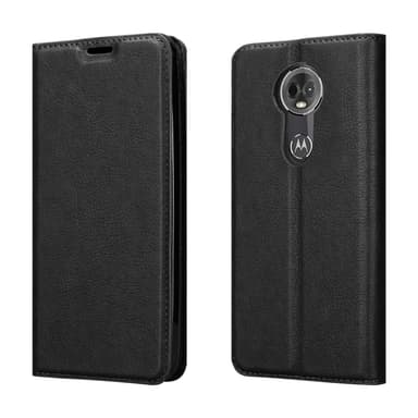 Motorola MOTO E5 PLUS Suojakuori Lompakkokotelo (Musta)
