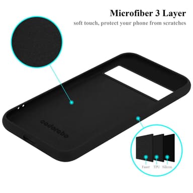 Google PIXEL 7 PRO Suojakuori Kotelo Case (Musta)