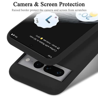 Google PIXEL 7 PRO Suojakuori Kotelo Case (Musta)