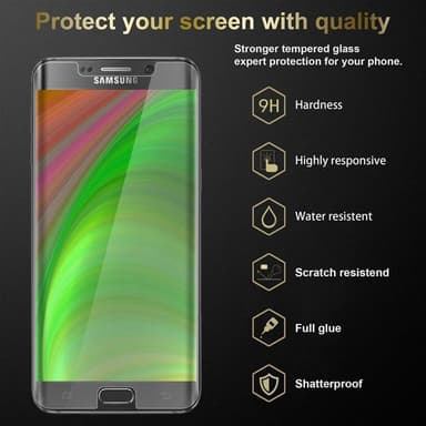 Samsung Galaxy S7 EDGE Näytönsuoja Karkaistu lasi